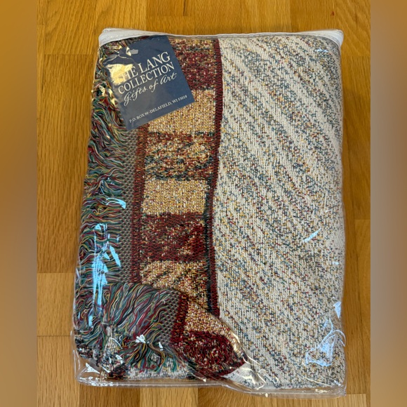 NWT Lang Collection Mohawk Holiday Snowman Family Cotton Throw - Picture 3 of 7